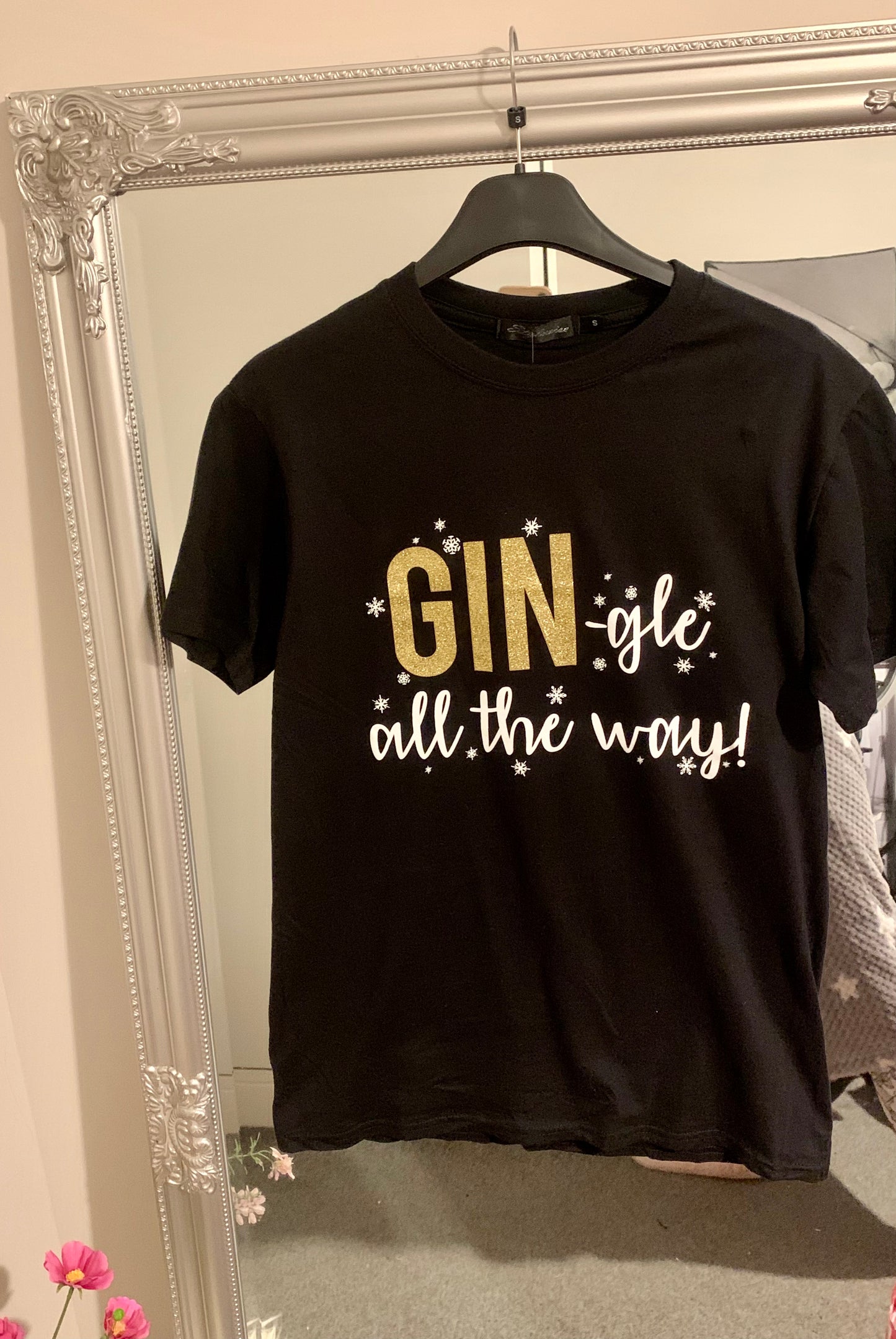 Black gin-great all the way Xmas t-shirt 